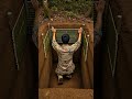 undergroud  unker contracted  by a soldier to servive in jungle #backyardengineering#timelapse