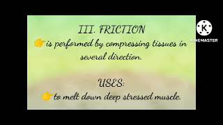 five basic stroke of massage therapy