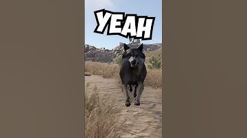 FIGHTING OFF A WOLF ATTACK! Rust Kingdoms #shorts #funny #rust