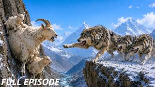 Details Life on Steep Cliffs | Mountain Goats and Wolves  | Wildlife Documentary Guide
