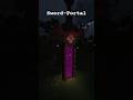 ⚔️Sword-portal in minecraft #shorts #minecraft