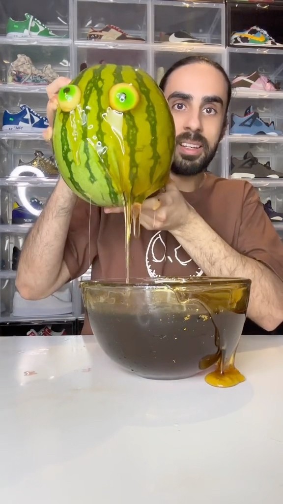 Watermelon Coffee ? ☕️ #food #asmreating #coffee #asmr #foodasmr