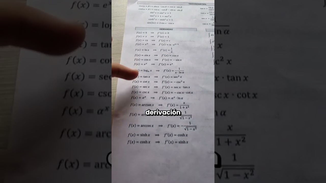 Les salvé la vida con la HOJA DE FÓRMULAS 😎   