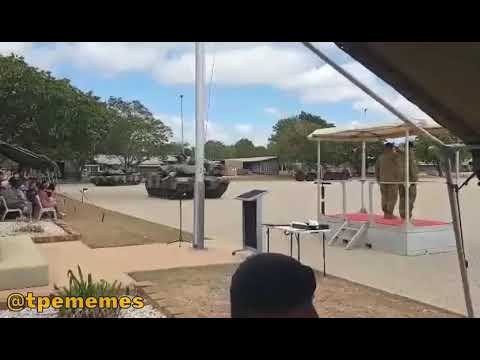 Australian Army Tank CRASHES into MAJGEN The Pineapple Express TPE