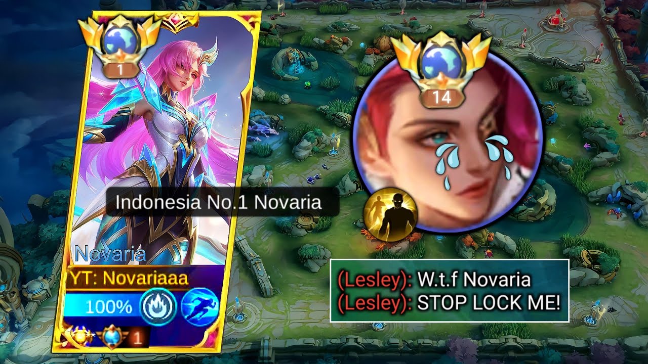 THIS IS HOW YOU COUNTER META LESLEY USING THIS NEW NOVARIA BUILD AND EMBLEM (100% BROKEN) | MLBB