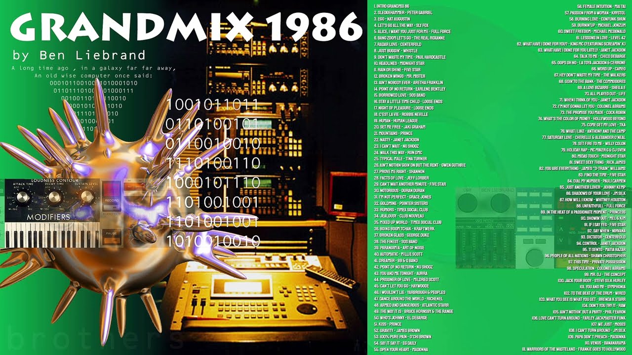 ☆ GRANDMIX 1986 ☆ NON🗲STOP ☆ DJ MIX BY ☆ BEN LIEBRAND ☆ x111