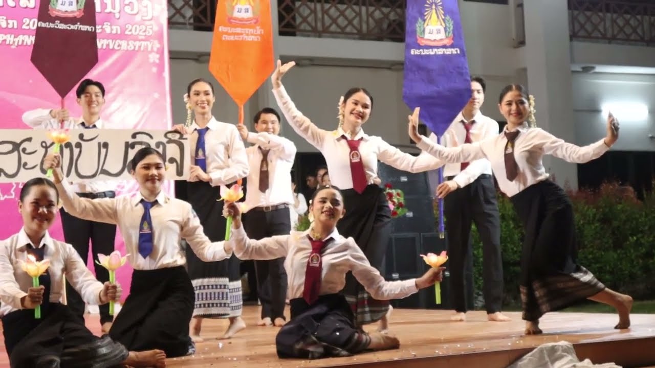 ບົດຟ້ອນລາງວັນຊະນະເລີດ (Lao Traditional Dance)  2025 ຈາກນັກສຶກສາ ຄສທ ມ.ສຸພານຸວົງ
