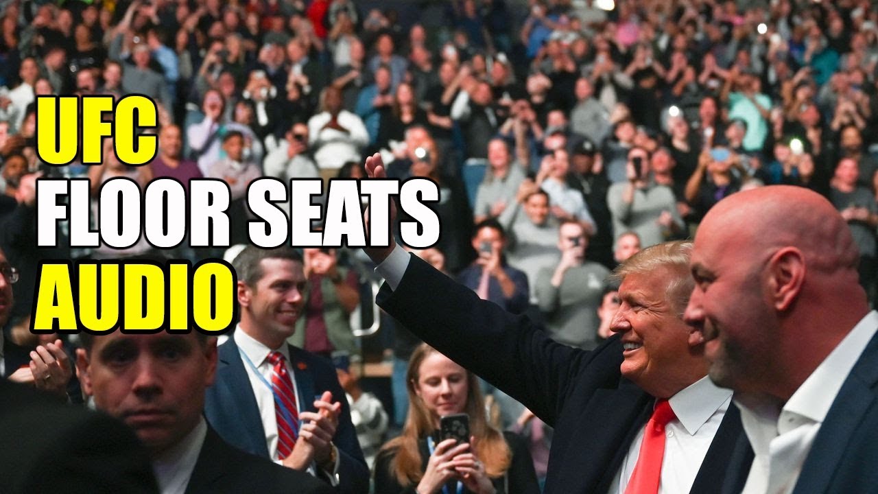 WHAT TRUMP REALLY HEARD AT UFC (FLOOR SECTION)🤼