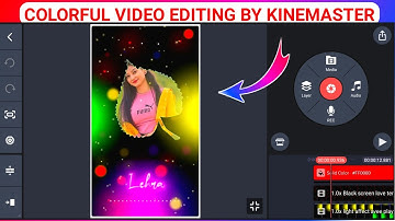 new trending colorful video editing by kinemaster | kinemaster green screen video