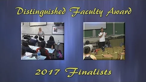 2017 Santa Ana College - Distinguished Faculty Award Finalists