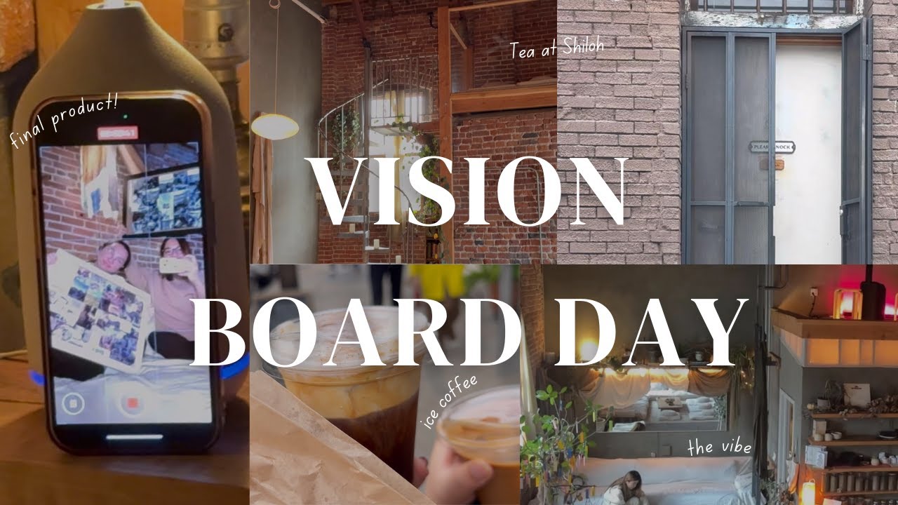 Vision Board Day Vlog♥ Tea at Shiloh, Maru Coffee, and Tarot Card Reading