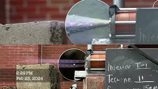 Ethanol/oxygen liquid rocket engine test compilation #2