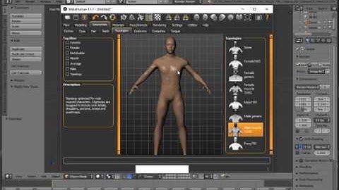 p1 - MakeHuman to Blender w/ MakeClothes into Unity with Rigged Character