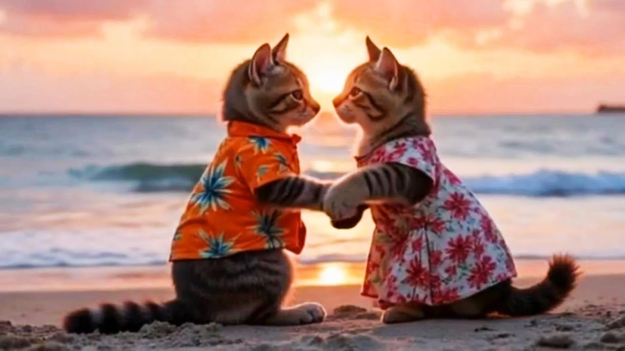 Valentijnsdag is niet voor de poes of toch wel ? - YouTube