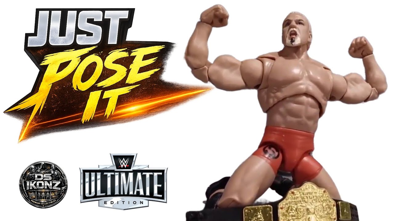 Posing Big Poppa Pump Scott Steiner WWE Ultimate Edition Wrestling