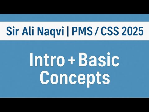Political Science Lectures | Sir Ali Naqvi | FMS Learning Hub | PMS/CSS 2025