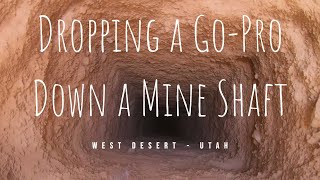 Lowering a GoPro down a mine shaft