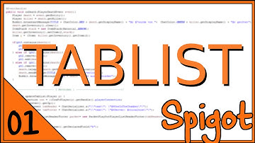 [ SpeedCoding Spigot 1.8 ] TabList | 01