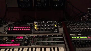 Sequence jam // with KORG SQ1 + Moog Minitaur + microKORG