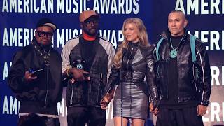 Black Eyed Peas Accept the Award for Best Throwback Song [52nd American Music Awards]