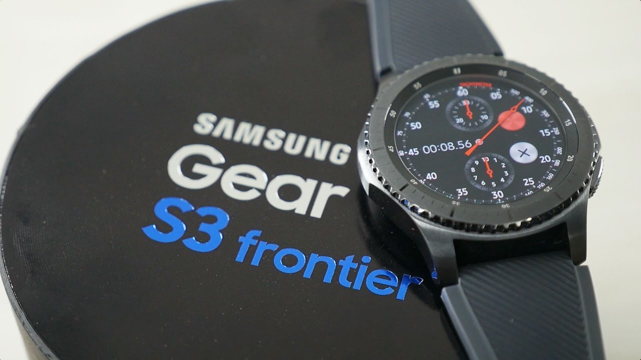 Samsung Gear S3 Frontier Unboxing  Overview  YouTube