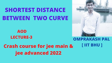 SHORTEST DISTANCE BETWEEN TWO CURVE