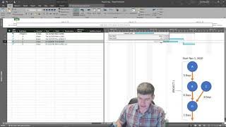 Microsoft Project - Adding Your First Tasks and Setting Predecessors Profile