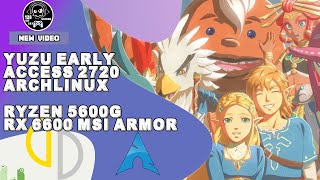 Breath of the Wild l Yuzu Early Access 2720 l Archlinux OpenGL