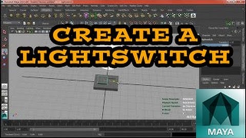 Maya Tutorial: Create a Light Switch