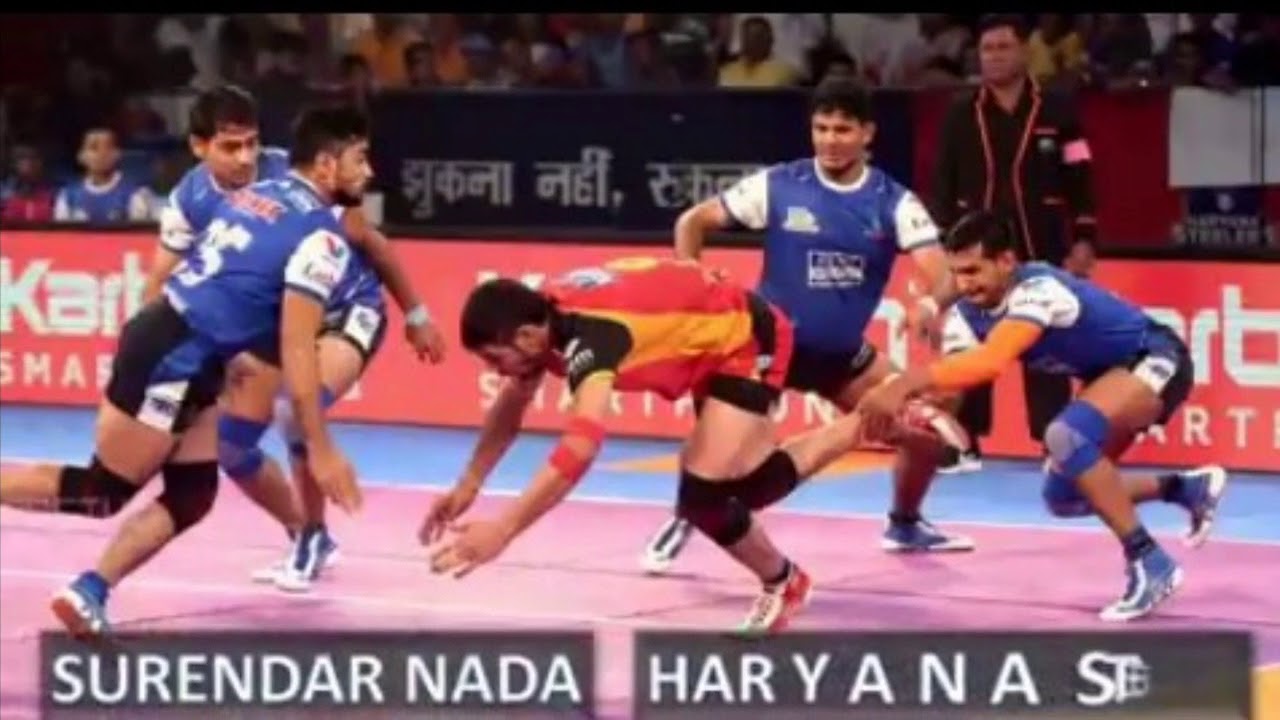 Top 5 tackles surender nada . Ankle hold specialist surender nada - YouTube
