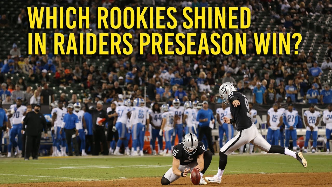 Three studs, three duds from Raiders' preseason win over Packers