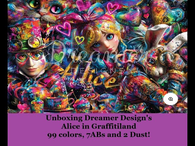 ドリーマーデザインズ　Alice in graffitiland Unboxing Alice in Graffitiland from Dreamer Designs. Stunning