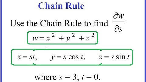 Chain Rule - Example 1