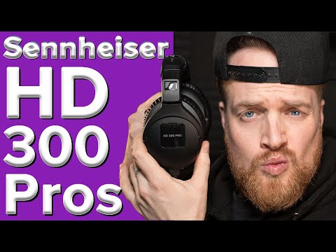 SENNHEISER HD300 PRO Headphones Unboxing, Review & Sound Comparison With Sonarworks.