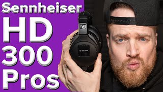 SENNHEISER HD300 PRO Headphones Unboxing, Review &amp; Sound Comparison With Sonarworks.