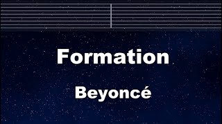 Practice Karaoke♬ Formation - Beyoncé 【With Guide Melody】 Instrumental, Lyric, BGM