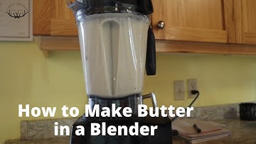 How to Make Butter in a Blender {VIDEO}