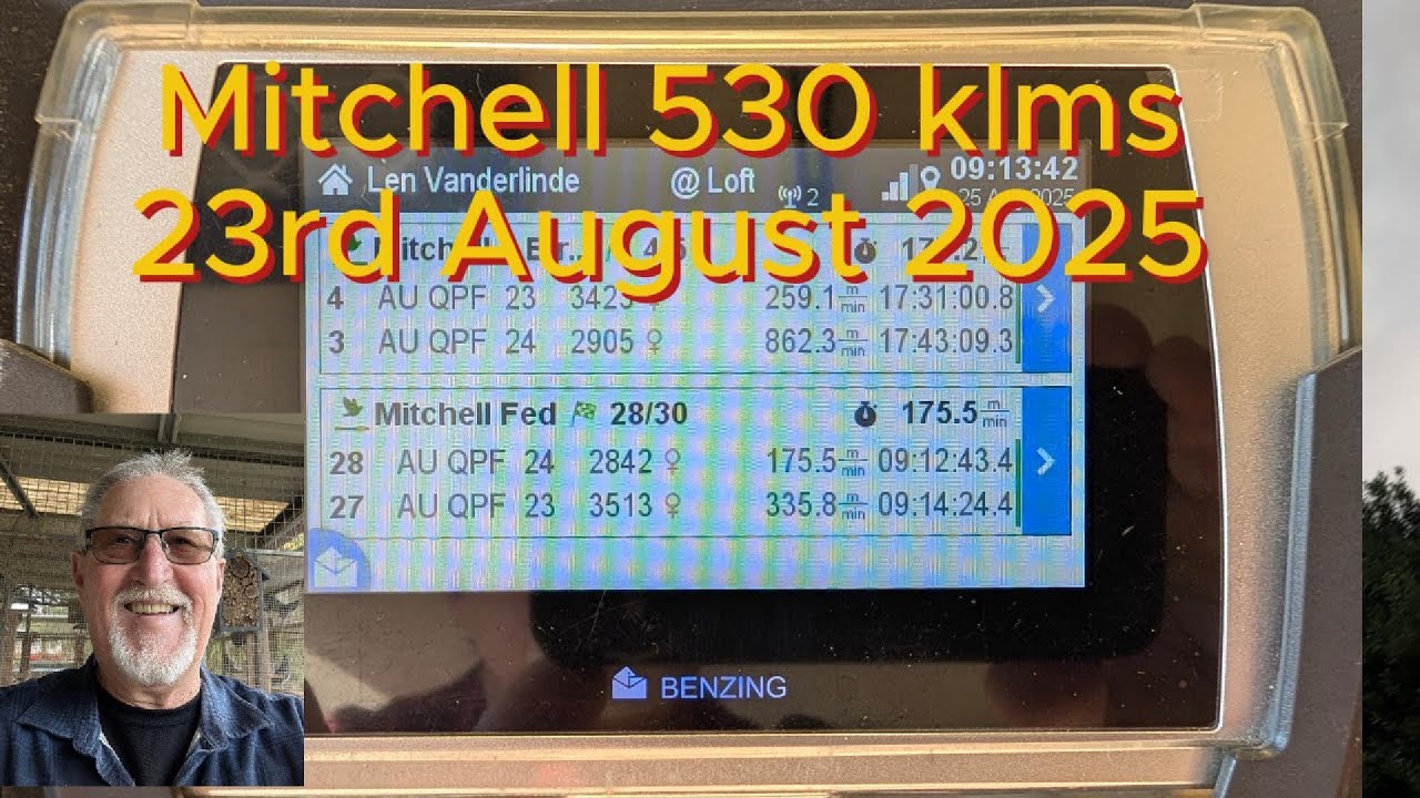 Mitchell 530 klms 23rd August 2025