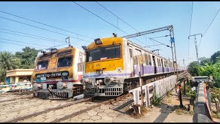 [10 in 1] Non stop Colourful EMU Local Trains Passing Throughout Railgate #southeasternrailway