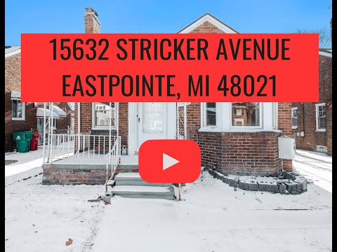 15632 Stricker Avenue, Eastpointe, MI home video tour