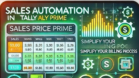 TallyClass-7 Sales Price Automation in Tally Prime
