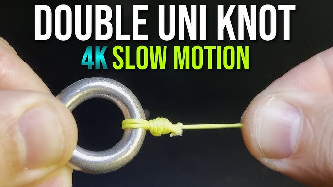 How To Tie 2 Fishing Lines Together Using the Double Uni-Knot 