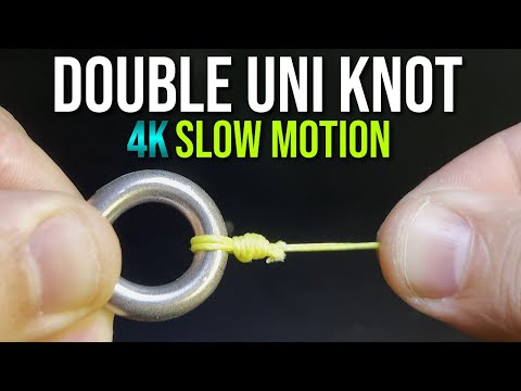 How to Tie a DOUBLE UNI KNOT!, Knot Easy! Series