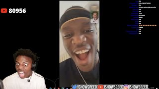 IShowSpeed mocked by KSI and called 'IShowMeat' after  wardrobe  malfunction ahead of Sidemen Charity Match