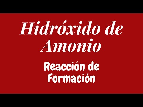 Video: ¿Con qué reacciona el hidróxido de amonio?