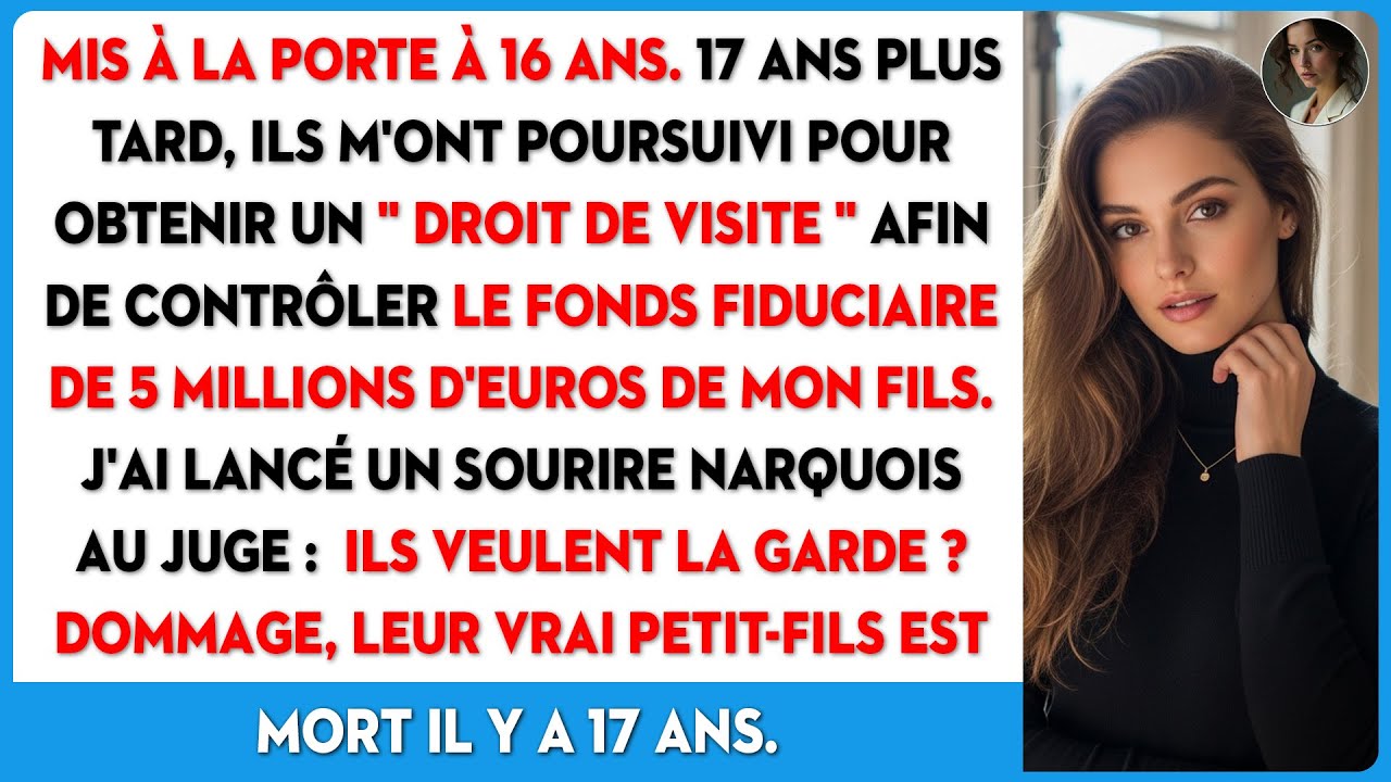 Chassée enceinte à 16 ans, ils me poursuivent 17 ans après pour le trust de mon fils.
