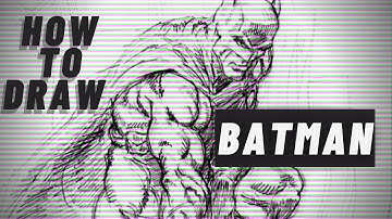 HOW TO DRAW BATMAN FULL BODY STEP BY STEP