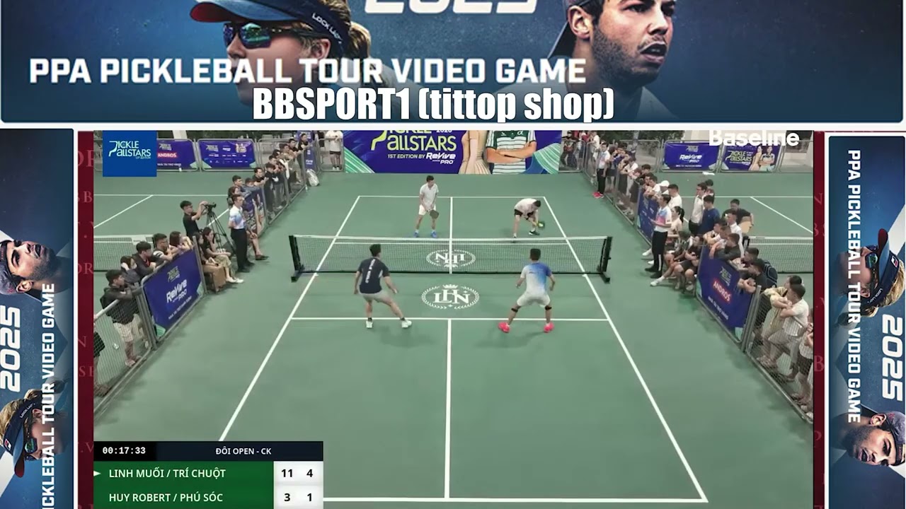 Chung kết pickleball pickle all star Lý hoàng Nam 