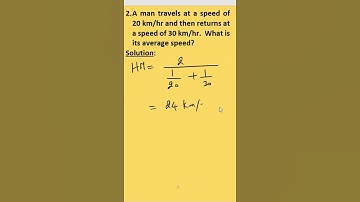 2 - Application of Harmonic Mean - in English