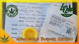 Ayahuasca Budder Weed Review from Allgreens Disp. with Nicola Dickens